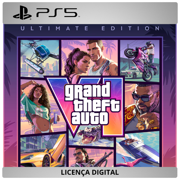 GTA VI: Ultimate Edition - Licença Digital de Uso | PlayStation 5 (Pré-Vendas)